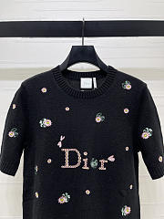 Dior Short-sleeved sweater black - 4