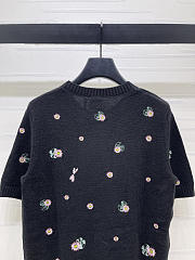 Dior Short-sleeved sweater black - 2