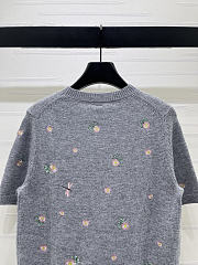 Dior Short-sleeved sweater gray - 3