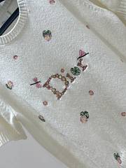 Dior Short-sleeved sweater white - 2