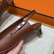 Hermes sandals brown -4cm - 5