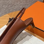 Hermes sandals brown -4cm - 2