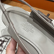 Hermes sandals gray -4cm - 5