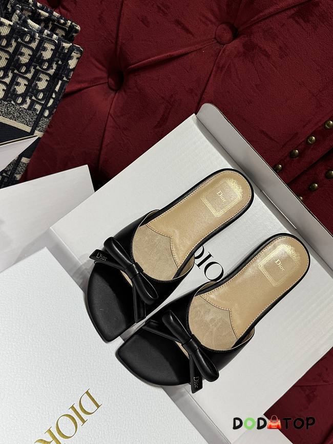 Dior Bow Slide black - 1
