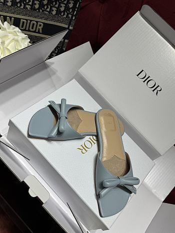 Dior Bow Slide blue