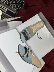 Dior Bow Slide blue - 5