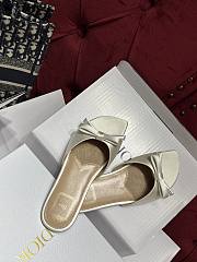 Dior Bow Slide white - 3