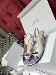 Dior Bow Slide Purple - 5
