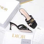 Dior Dway Slide black heels 6.5cm - 6