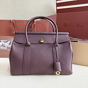 Loro piana Loom L32 Wine red bag size 33x22x18cm - 1