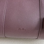 Loro piana Loom L32 Wine red bag size 33x22x18cm - 6