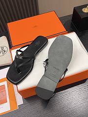 Hermes sandals black women's  - 3
