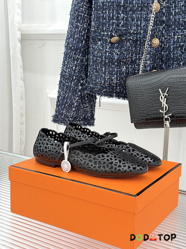 Hermes Ballet Flats black  - 1