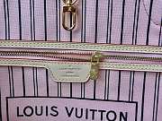 Louis Vuitton monogram canvas neverfull light pink bag size 32cm - 4