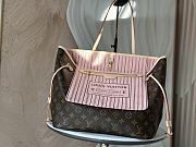 Louis Vuitton monogram canvas neverfull light pink bag size 32cm - 6