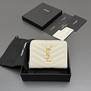 YSL wallet white size 12x10x3cm - 1