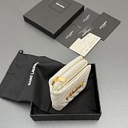 YSL wallet white size 12x10x3cm - 6