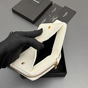 YSL wallet white size 12x10x3cm - 4