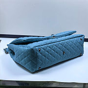 Chanel big blue bag size 46x27x13cm - 6