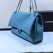 Chanel big blue bag size 46x27x13cm - 5