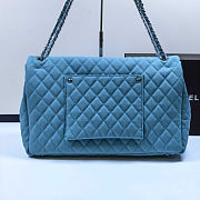 Chanel big blue bag size 46x27x13cm - 4