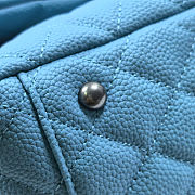 Chanel big blue bag size 46x27x13cm - 3