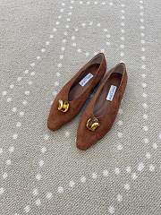 Jimmy Choo Women's Brown Margot Leather Ballets - 1