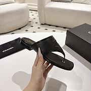 Chanel sandals black women's -01 - 6