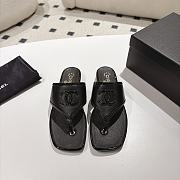 Chanel sandals black women's -01 - 3