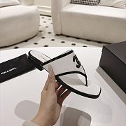 Chanel sandals white women's -01 - 5