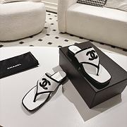 Chanel sandals white women's -01 - 3