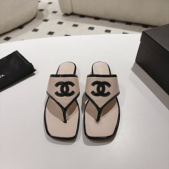 Chanel sandals beige women's 