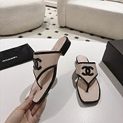 Chanel sandals beige women's  - 6
