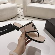 Chanel sandals beige women's  - 5
