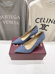 Gucci heels denim  - 4