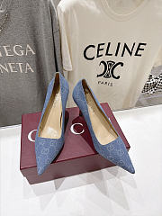 Gucci heels denim  - 2