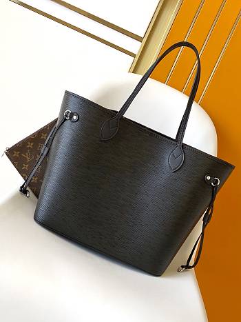 Louis Vuitton Neverfull black bag size 32x29x19cm