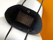 Louis Vuitton Neverfull black bag size 32x29x19cm - 6