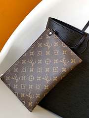 Louis Vuitton Neverfull black bag size 32x29x19cm - 5