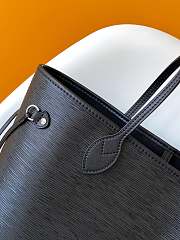 Louis Vuitton Neverfull black bag size 32x29x19cm - 2