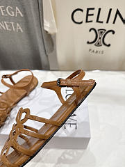 Loewe Women's Paula's Ibiza Petal Anagram Leather Sandals - 2