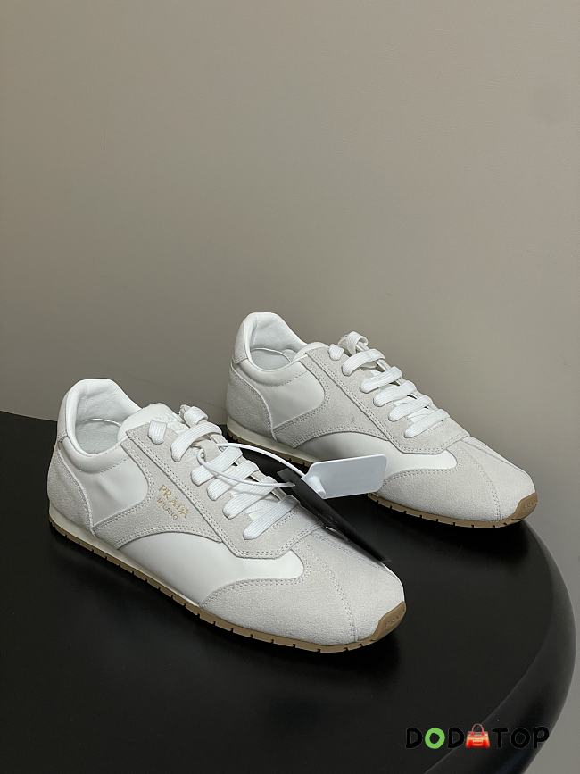 Prada Nappa leather sneakers white -01 - 1