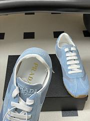 Prada Nappa leather sneakers blue  - 4