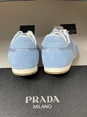 Prada Nappa leather sneakers blue  - 2