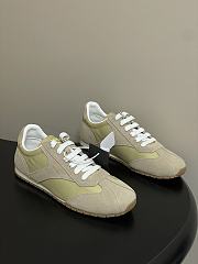 Prada Women's suede lace-up sneakers green - 1