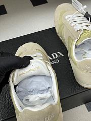 Prada Women's suede lace-up sneakers green - 5