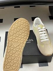 Prada Women's suede lace-up sneakers green - 4