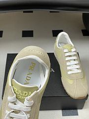 Prada Women's suede lace-up sneakers green - 3