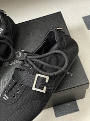 Prada Collapse canvas sneakers black  - 4