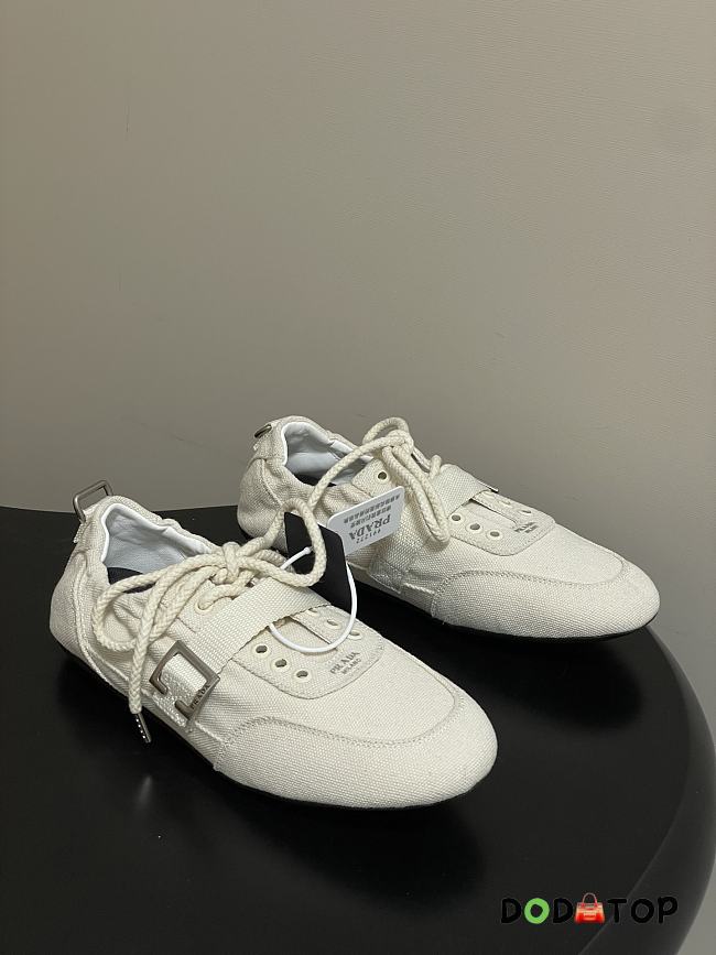 Prada Collapse canvas sneakers white - 1